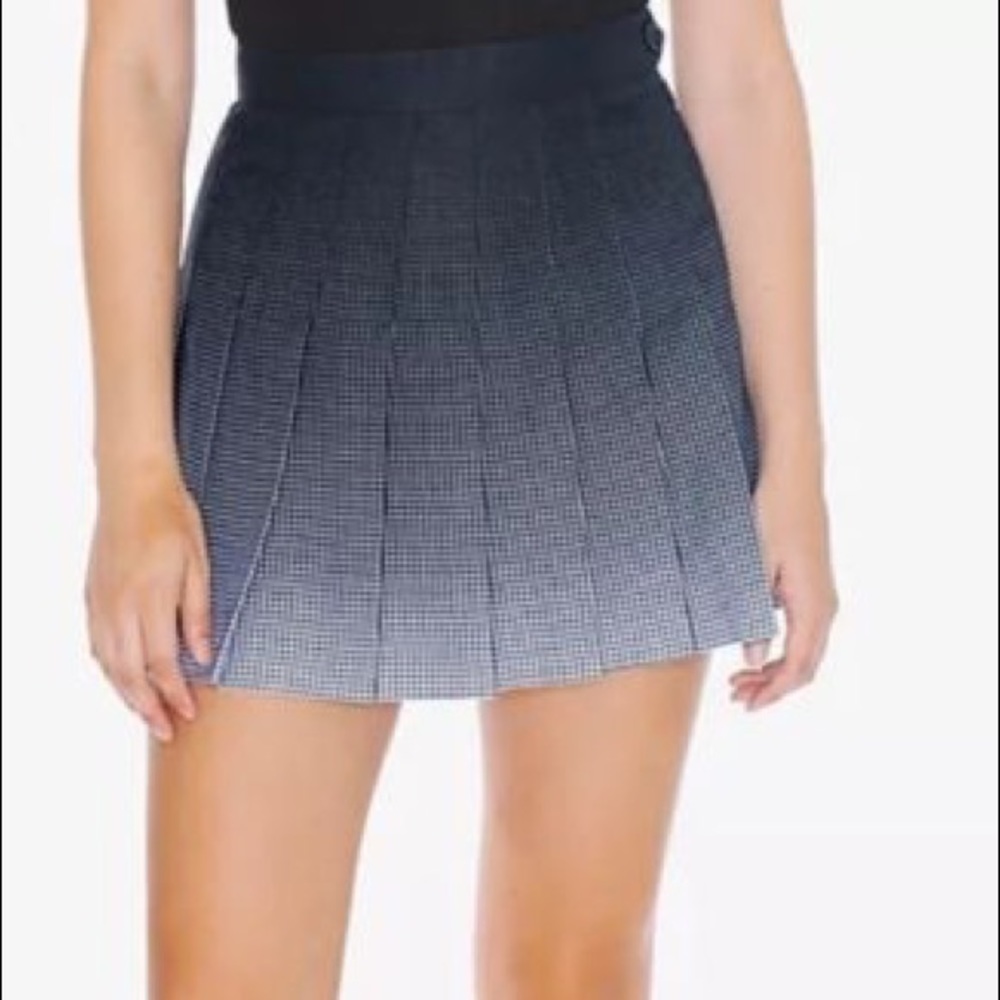 American apparel ombre tennis skirt